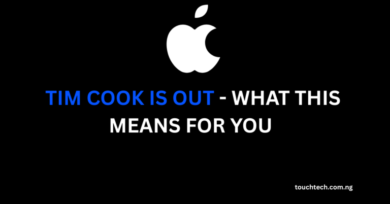 Tim cook is leaving, what does this mean for you